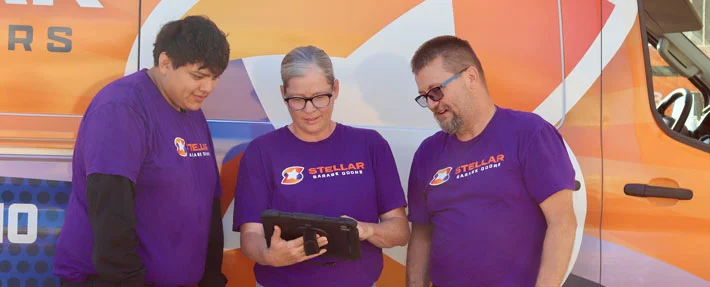 happy Stellar Garage Doors customers